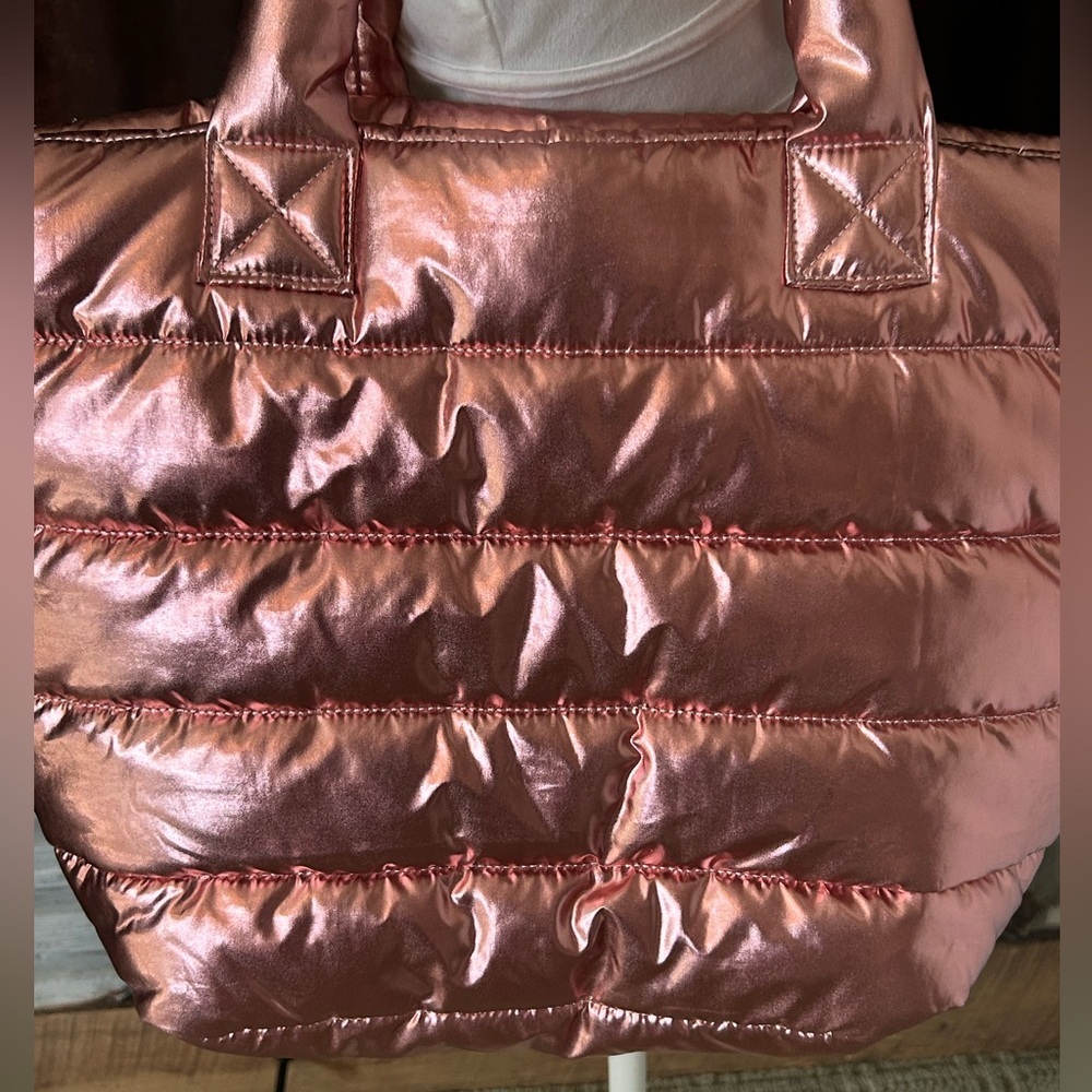 ❤️Justice Live Justice Metallic  Pink Tote Bag - Picture 6 of 7